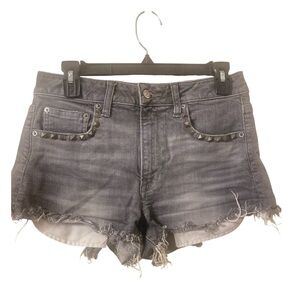 American Eagle Vtg Hi Rise Festival Studded Jeans Shorts